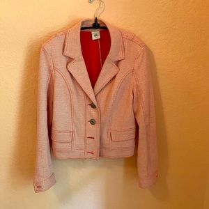 CAbi Amelia Jacket (Item 5301). Easy fit bomber shape jacket in double knit.